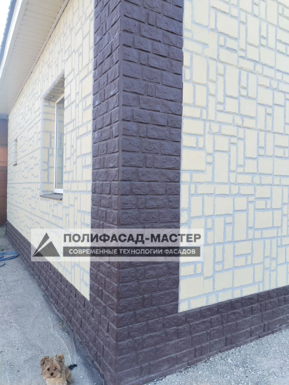 Фасад коммерческого здания из термопанелей